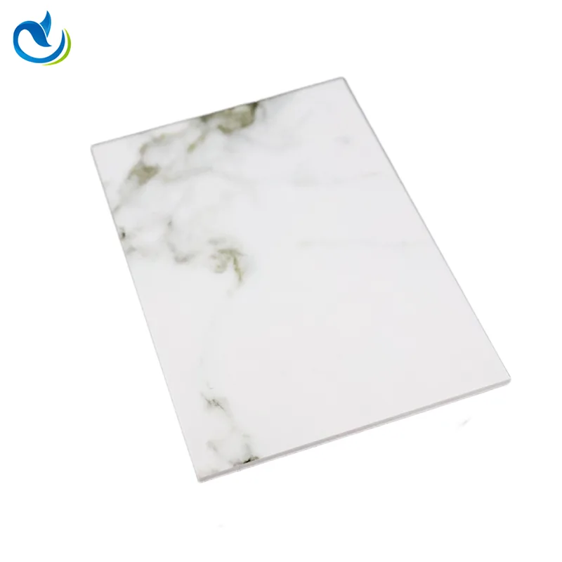 Wodoodporne plastikowe alternatywne marmurowe panele UV PVC